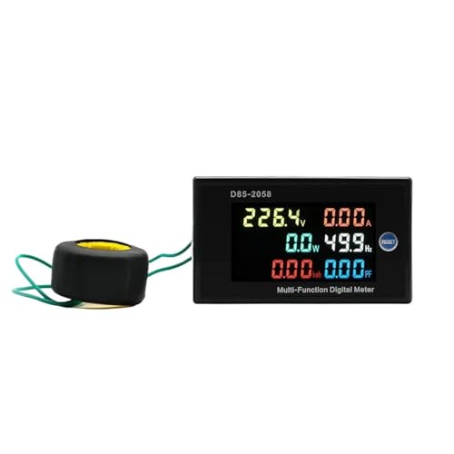 Medidor de panel de CA digital D85-2058 monofásico LCD de 200-450V para el hogar