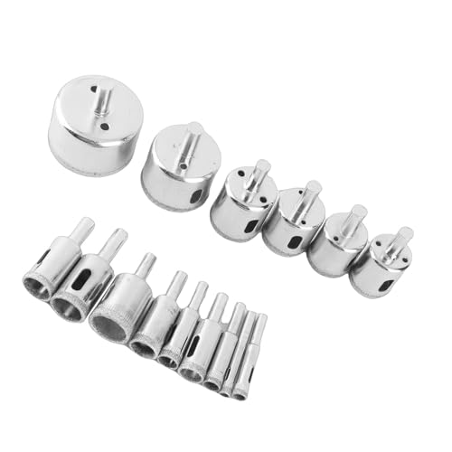 Kit de brocas sierra de corona de diamante 15 piezas miniatura 2