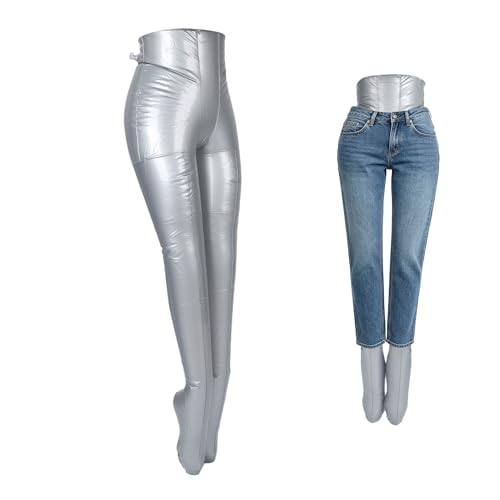 Clothing Display Model Mannequin Body Inflatable Female Half Body Legs Mannequins Model Women Pants Form Display Model Female Pants PVC Material Trousers Lower Body Inflatable Mannequin Display Prop