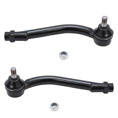 Image of Detroit Axle - 8pc Front Loaded Knuckles Kit for 2007-2012 Hyundai Veracruz, 2 Steering Knuckles 2 Wheel Bearing Hubs Assembly 2 Outer Tie Rods 2 Sway Bars 2008 2009 2010 2011 Replacement