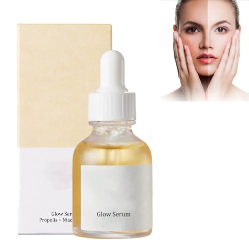 Esencia Facial Niacinami, Esencia De Extracto De Propóleo, Suero Facial Iluminador, Serum Facial Con Acido Hialuronico, Esencia Antienvejecimiento para Mejore el Acné y las Manchas Oscuras Essence
