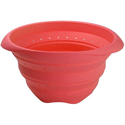 Lékué Silikon-Sieb, rot, 23 cm Cover