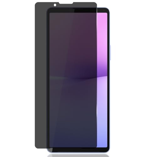 Zerrshoo Protector Pantalla para Sony Xperia 10 V, Antiespia Cristal Vidrio Templado 1 Unidades, Cristal Vidrio Templado para Sony Xperia 10 V - Privacidad/Antiarañazos/Dureza 9H