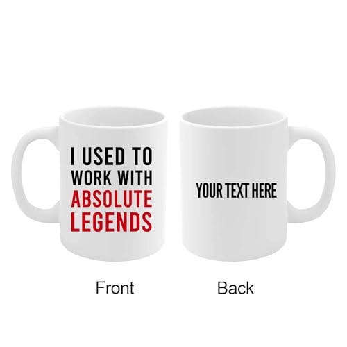 Image of Panvola Personalized I Used To Work With Absolute Legend Customized Coworker Retirement New Job Goodbye Workplace Office Colleague Coffee Mug 11 oz 11oz