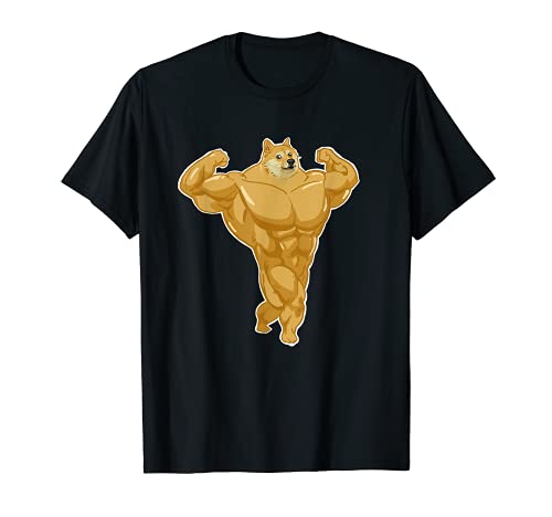 Buff Doge funny Swole Doge T-Shirt