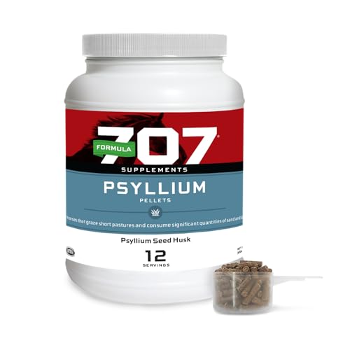 Formula 707 Psyllium Pellets Equine Supplement (3lb Jar - 12 Day Supply)