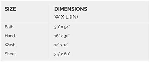 Miniatura 4 de Peacock Alley Toallas de bambú  Calidad de spa y hotel de lujo con borde Dobby con cable  60% rayón importado, 40% algodón  Suave, felpa y altamente
