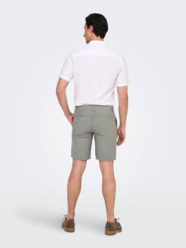 Only & Sons ONSMARK 0011 Cotton Linen Shorts NOOS – Ansicht 5