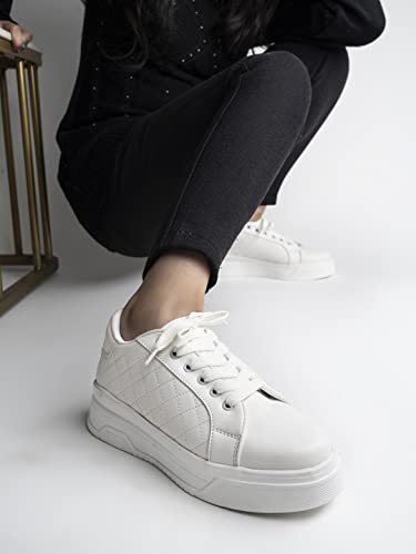 Image of Shoetopia Women Lace up Sneaker Shoes