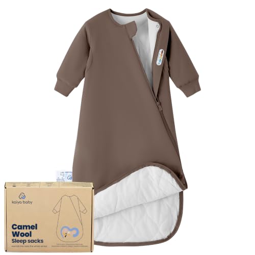 Image of kaiya baby Unisex Sleeping Bag for Babies and Toddlers 2.5 Tog Sleep Sack, Long Sleeve Sleep Sack, Wearable Blanket Baby
