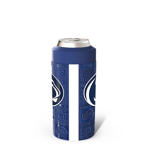 Image of Frost Buddy Universal Can Cooler (Penn State Nittany Lions | 3D) | 20x colder, cold up to 24 hrs | Fits slim cans & bottles | Sleek, lightweight design | No sweat, no condensation