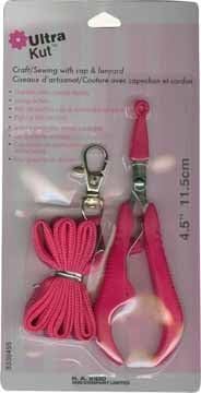 4.5 Ultra Kut Craft/sewing Scissos with Cap and Lanyard