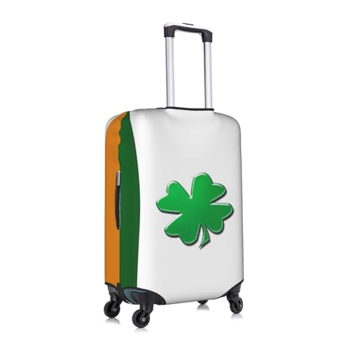 Housse de protection pour bagage drapeau irlandais blanc taille S polyester lavable - 2