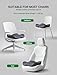 Medisana Seat Cushion - SC 100 Seat Cushions for Office Chairs, Car Seat, Wheelchair - Sciatica & Tailbone & Coccyx Pain Relief Pillow for Driver Sedentary People（Size:17 * 14.6 * 3.54 in）