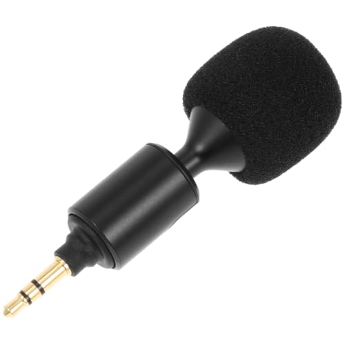 OSALADI Micrófono Flexible Jack para Ordenador Portátil y Tablet Micrófono Compacto para Grabación Streaming y Portátil y Ligero