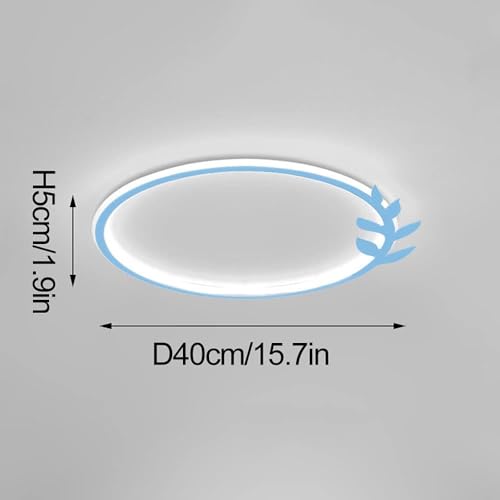 Plafonnier rond minimaliste 3 couleurs d'intensité variable noir - 6