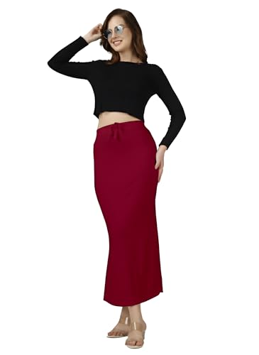 Image of Nexsus Stretchable Saree Shapewear | Petticoat for Women | Cotton Blended | Skirts for Women | Shape Wear Dress for Saree | Available in 80+ Colors and Plus Sizes
