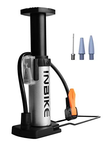 INBIKE Fahrradpumpe Alle Ventile Luftpumpe Fahrrad Pumpe Luft Standpumpe Fußpumpe Klein Bike Mini...