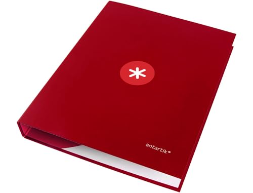 Leaderpapel Anartik A4 Folder Lined 4 Rings 25mm Round Raspberry - Image 3