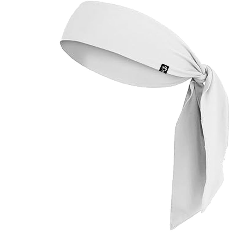 Head Tie Headbands for Women Men Tennis Sports Running Athletic Bandana Karate Non Slip Sweatbands Exercise Hair Wrap Bands Moisture Wicking Headwear Stretchy Hairbands Yoga Workout Cycling