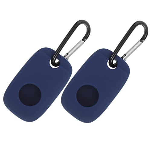 KONTONTY 2 Pieces Case Silicone Keychain Tracker RFID Fob Holder Easy Install Perfect Present
