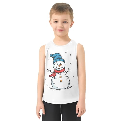 Boys Tank Top Shirts Athletic Sleeveless T-Shirts Crew Neck for Kids Clothing Children2