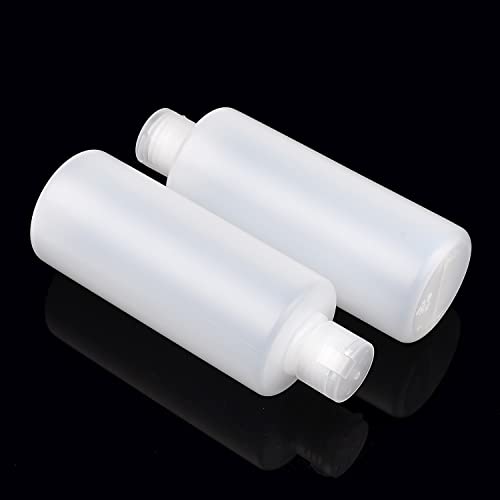 MFUOE 2Pcs 200ml Travel Bottles with Flip Cap Empty Plastic Soft Tube Squeeze Bottle Reusable Cosmetic Bottles for Lotion Toiletries Shampoo - Image 4