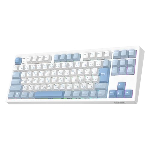 日本語配列EPOMAKER TH87 JIS RGBメカニカルキーボード Amazon | EPOMAKER TH87 JIS 日本語配列 TKL ワイヤレスゲーミング