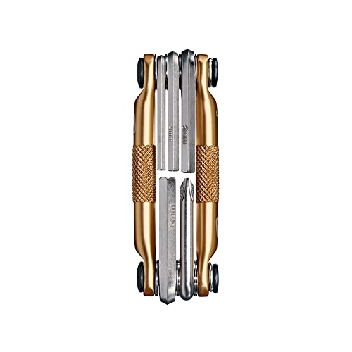 Crank Brothers_641300351050 Multi-5-Herramientas para Bicicletas Dorado Talla:Talla, Unisex, Talla única