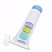 KePu Effortlessly Extract Every Last Drop with Our Natural Brass Toothpaste Squeezer Roller - Ideal for Ointments, Gels, Cosmetics, and Paints in The Bathroom (Silver)