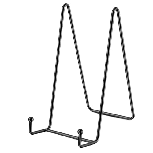 Rrlihjgu Soporte Para Platos Y Fotografías | Soporte De Marco Decorativo Metálico - De Hierro Para Cuadros Platos Discos Y Libros,Expositor Para Objetos Decorativos Y Manualidades