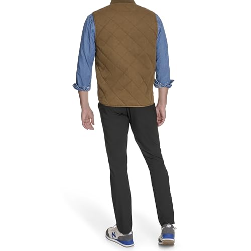 Levi's Men's Diamond Quilted Utility Vest, Worker Brown4