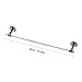 FTVOGUE Towel Holder Rod Minimalist Light Luxury Acrylic Wall Mounted Towel Bar for Bathroom with Installation Tool for Home Hotel Apartment (50cm)