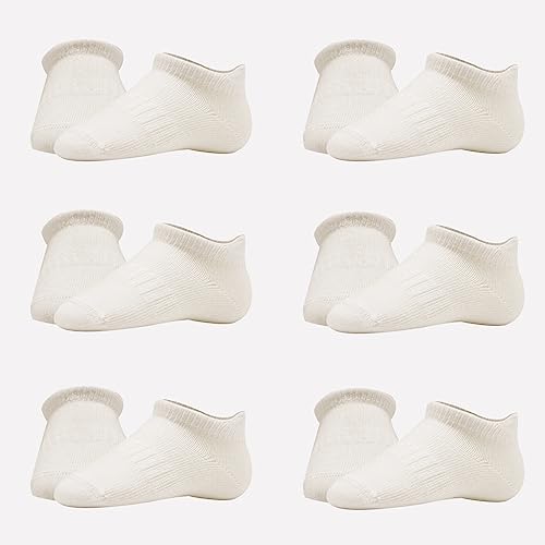 bistyle Baby Grip Ankle Socks 6 Pairs | Newborn Infant Toddlers Socks Seamless Cotton | Kids Boys Girls Ankle Socks4