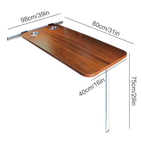 Table pliante pour camping-car murale gain de place - Table escamotable repas