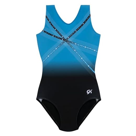GK Glitz & Glam Gymnastics Leotard - Toddler,blue