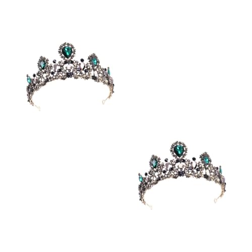 Accessoire Mariage Couronne Baroque et serre-tete princesse pour coiffure festive de ceremonie
