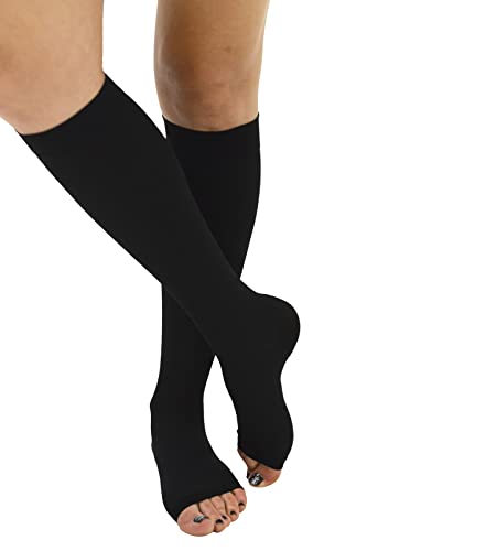 Image of GABRIALLA Graduated Microfiber Women Strong Compression Stockings