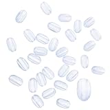 OUNONA 100 Stück Transparente Schutzfüße für Küchenspülen Drahtgestell Spülbeckenschutzgitter Kunststoff Ablaufkorbfüße für Waschbeckenrost rutschfest und Geräuschdämpfend Küchenspüle