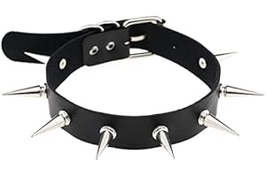 Black Spiked Choker: Gothic, Punk, and Cosplay Accessory