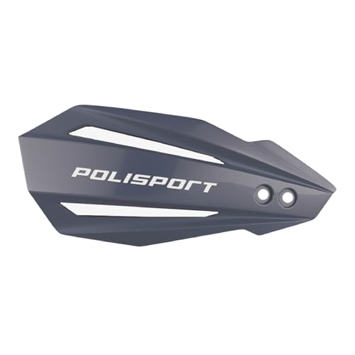 POLISPORT 8308500023 - Paramanos BULLIT 1 punto de fijación MX-Style fabricado en plástico con kit de montaje incluido compatible con motocicletas Yamaha en color nardo gris