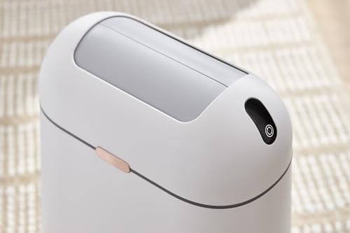 Bote de basura con sensor para baño, 9.5 litros, blanco miniatura 3