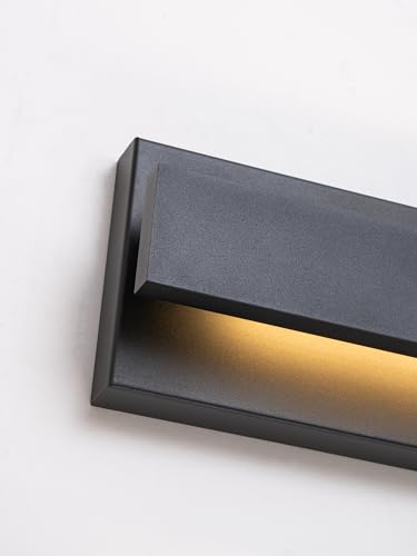 Oupavocs FTL-OW-054 Outdoor Wall Lights Fixture, 21Inch Led Modern Wall Sconce, Black Exterior Porch Light Fixture, Long Wall Mount Lighting For House, Patio thumb #4