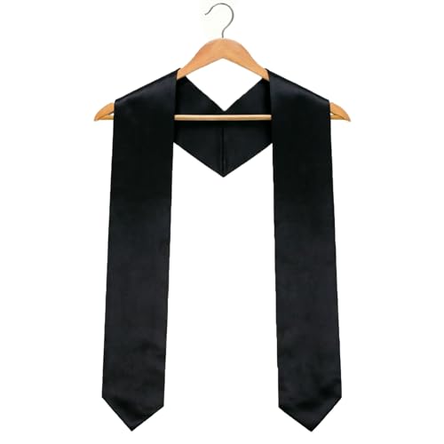 Image of Graduation Stole Honor Stole Plain Sash 60 inch Long for Graduation Ceremony and Graduation Photos