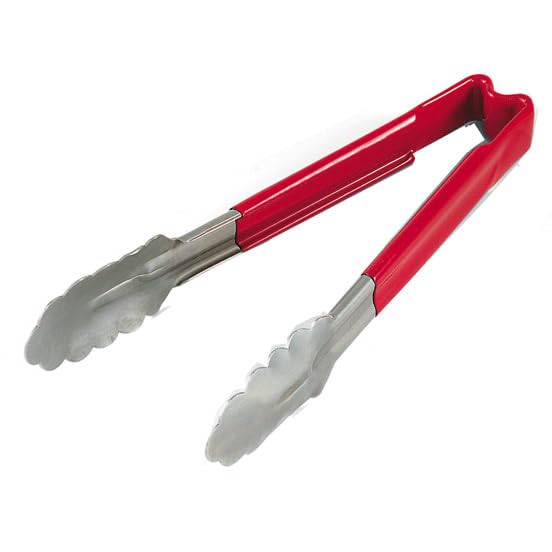 Vollrath 4780940 Kool-Touch Red Handled 9-1/2 Utility Tong