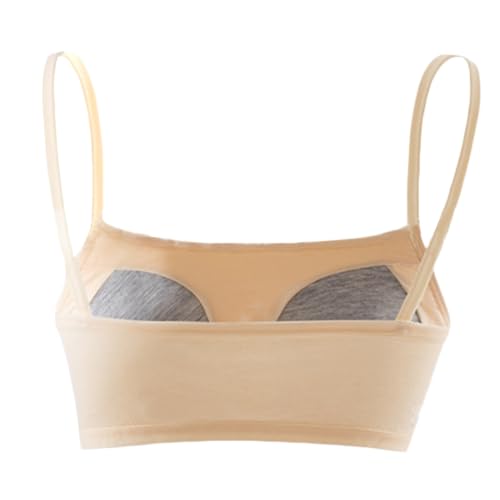 Big Girls Padded Training Bras Teen Sports Bra Cotton Seamless Cami Wireless Bra3