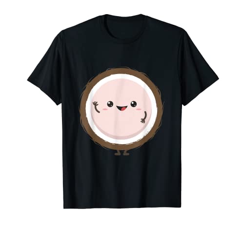 Kawaii Divertido Coco Coco Aceite de Coco Agua de Coco Camiseta