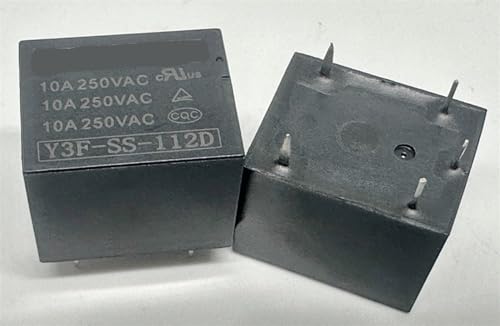 Relé de 5 pines Y3F-SS-112D 12V microrelé T73-1C-10A para circuito electrónico