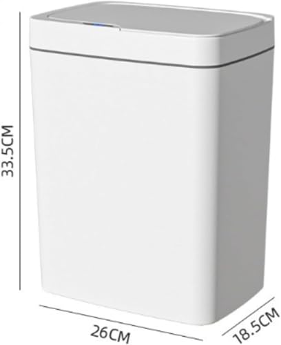 Lexiwy自動開閉蓋ゴミ箱、超薄型スマートゴ ミ箱、密閉防臭、センサーゴミ 箱、非接触ゴ ミ 箱、小型静音電動ゴ ミ 箱、省スペース、キッチン、リビングルーム、バスル ーム、バスルー ム、オフィス、家庭用 (グリーン,【三モード充電式】18L)