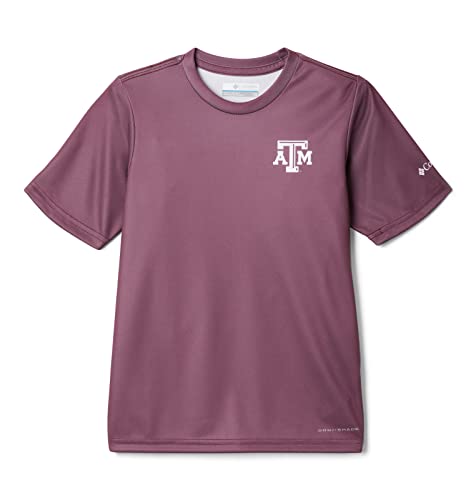 Image of Columbia Kids' Collegiate Terminal Tackle Short Sleeve Shirt